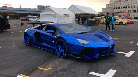 Blue Lamborghini Cars