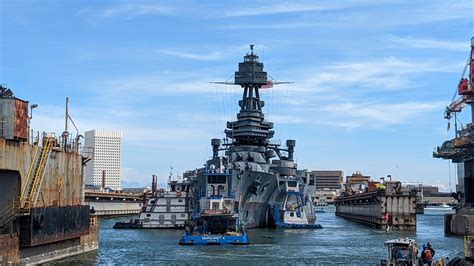 A battle to drydock the battleship USS Texas - Drydock Magazine