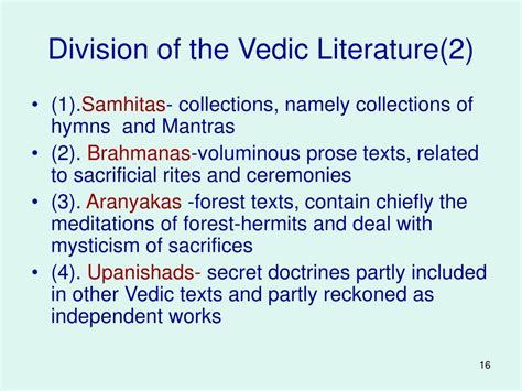 PPT - Vedic Literature PowerPoint Presentation, free download - ID:5538364