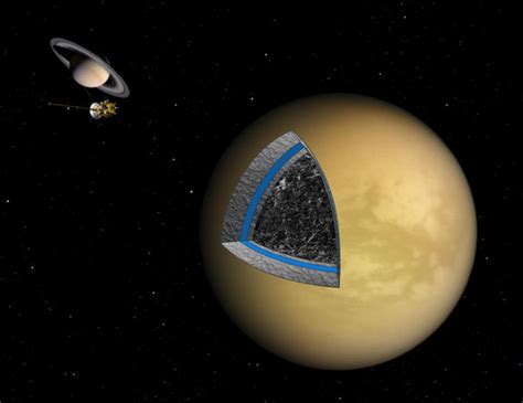 Saturn Moon Titan Has Thick Shell & Bizarre Interior, New Study ...