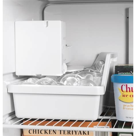 GE Top-freezer Refrigerator Ice Maker- White in the Refrigerator Parts ...