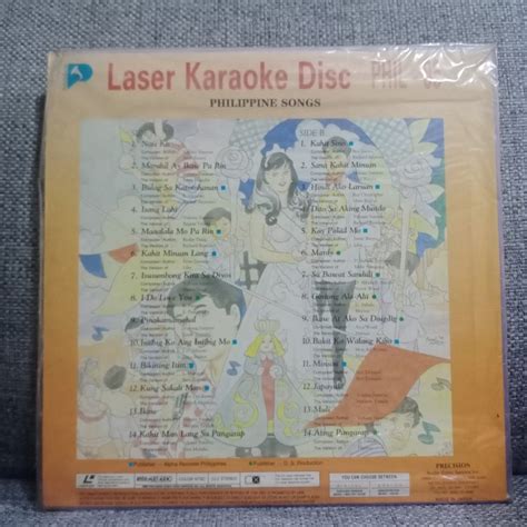 LaserDisc Karaoke Songs Philippines Tagalog Album / Music Collectible ...