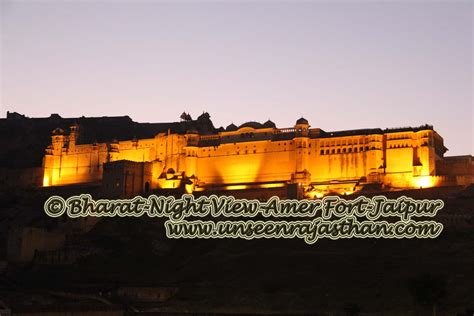 Jaipur City Daily: Amer Fort-Night View-Jaipur-Rajasthan