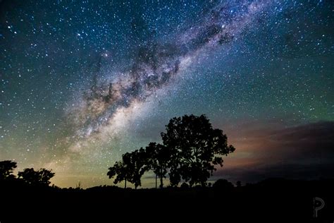 Fondos de pantalla : noche, galaxia, lago, cielo, fotografía, Vía ...