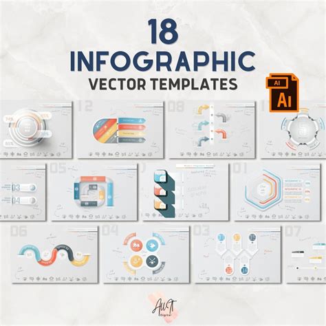 Modern Infographic Templates Vector Infographics Illustrator ...