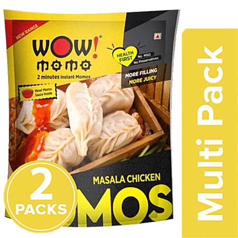 Buy Wow! Momo Masala Chicken Momos Online at Best Price of Rs 564.3 ...