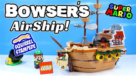 LEGO Super Mario Bowser's Airship Expansion Set 71391 Building Kit ...