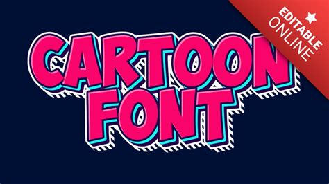 Cartoon Font | Text Effect Generator