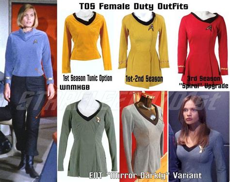 TOS Women's Uniform Instructions & Pics - STAR TREK Starfleet Uniform ...