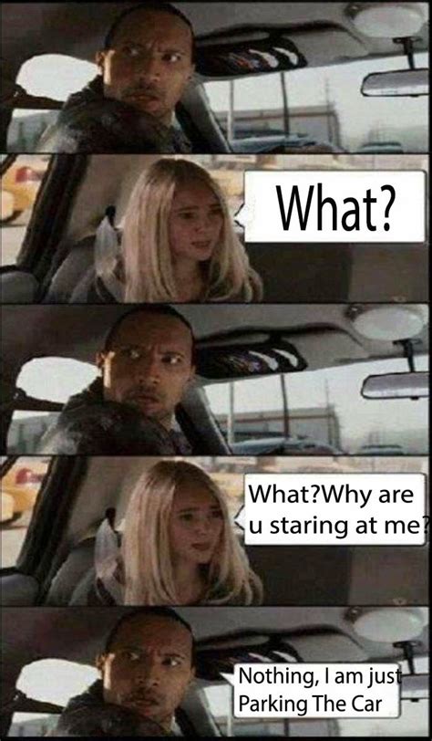 Troll Mad: The Rock Driving Meme - Parking