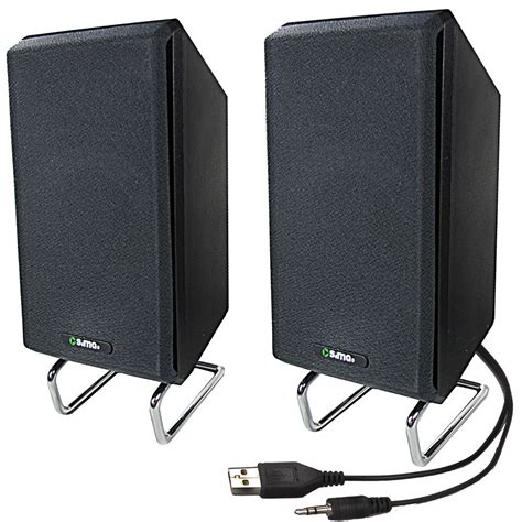 Sima 10W Powered USB Speakers XL-PRO-SPK B&H Photo Video