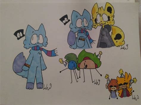 Character's grouped by Voice actors (BFB idk :P) | BFDI💖 Amino