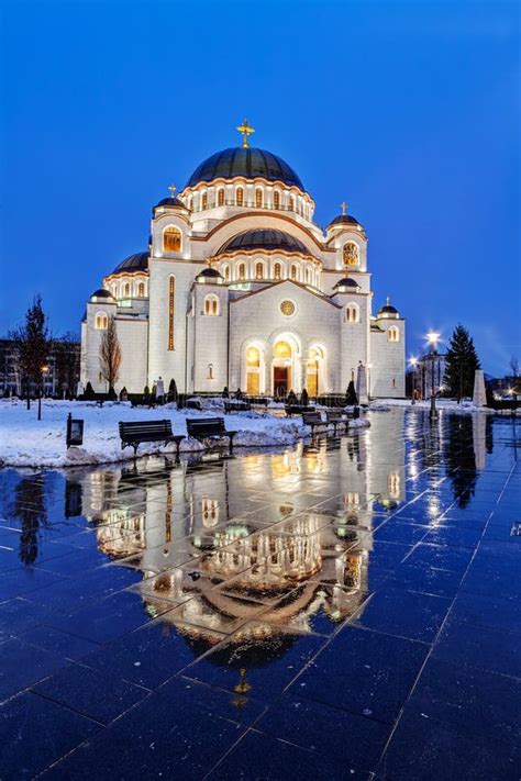 Saint Sava Temple stock photo. Image of gold, construction - 42127432