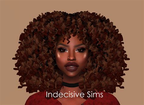 Curly hair cc sims 4 - honmark