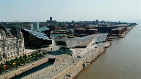 Museum of Liverpool at Pier Head - aerial view - LIVERPOOL, UK - AUGUST ...