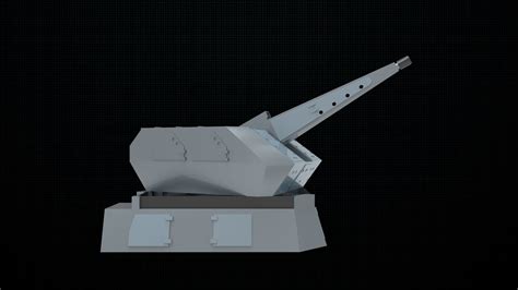 Rheinmetall Oerlikon Millennium Gun 3D model | CGTrader