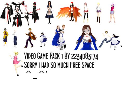 MMD Game Pose Pack 1 by 2234083174 on DeviantArt