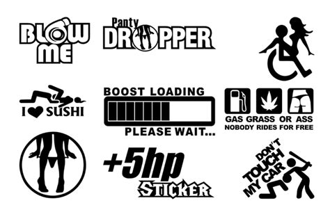 JDM Stickers | 777customfloormats