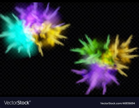 Powder holi paints Royalty Free Vector Image - VectorStock