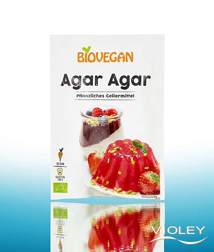 BioVegan Organic Gelling Agent Agar Agar 30 g - Natural Products shop ...