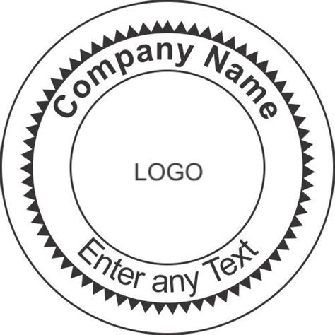 Blank Seal Template (4) | PROFESSIONAL TEMPLATES