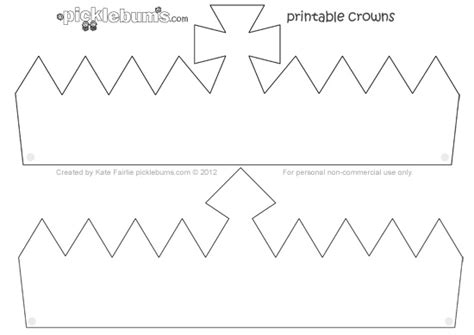 Make A Crown! - Free Printable Crown Template - Picklebums