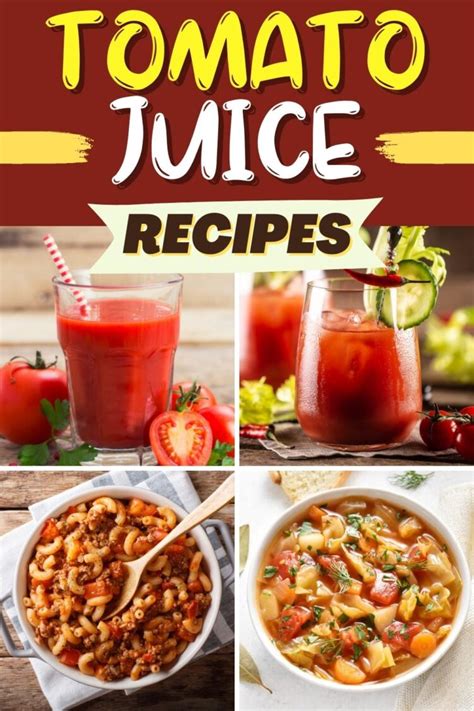 13 Easy Recipes With Tomato Juice - Insanely Good