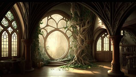 Elven Home Interior - 4 by ArgoCityArtworks on DeviantArt