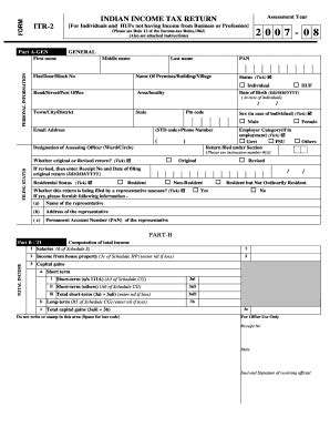 Itr 2 Form Pdf - Fill and Sign Printable Template Online