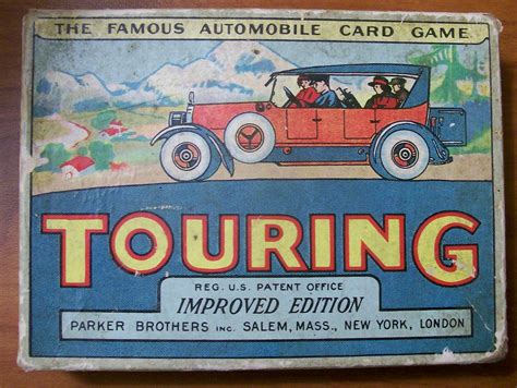 Parker Brothers Vintage 1926 Touring Card Game - All About Fun and Games