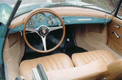 1961 Porsche 356 interior.