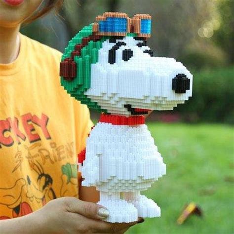 Lego Snoopy Lego Penuts Snoopy Mini Blocks Snoopy Mini | Etsy