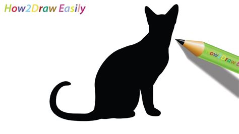 11+ Cat Sitting Drawing Easy - Aleya Wallpaper