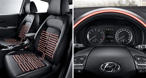 Heated front seats and steering wheel