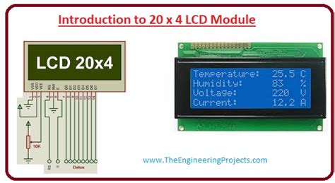 Introduction to LCD 20x4 - The Engineering Projects