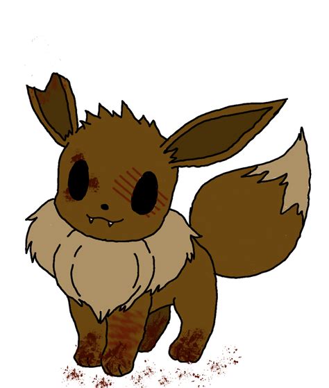 Creepy Eevee by LoneAlicorn on DeviantArt