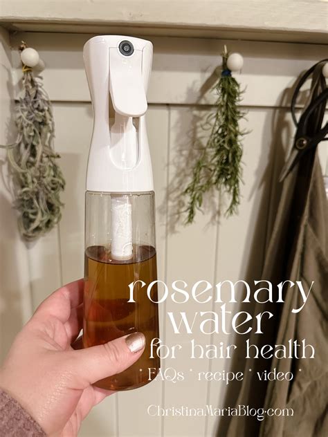 Rosemary water for hair growth : recipe for rosemary water - Christina ...