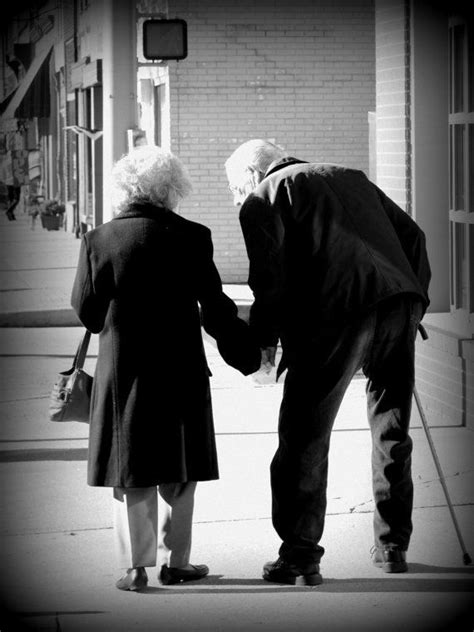 Still In Love Photograph Older Couple Holding Hands Black and White ...