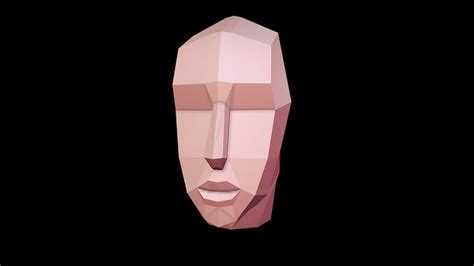 Low Poly - Face - Download Free 3D model by Mello3D [b904189] - Sketchfab