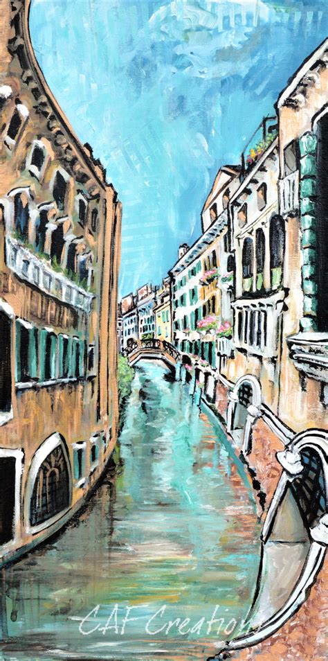 "Layers of Venezia" Artwork on Canvas by CAF Creations — CAF Creations