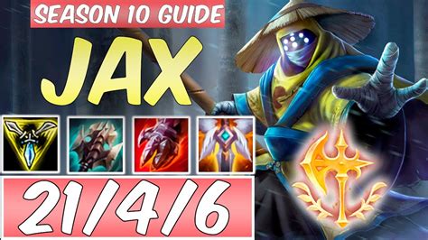 LEARN HOW TO PLAY JAX SEASON 10 | BEST Build & Runes | Season 10 Jax ...