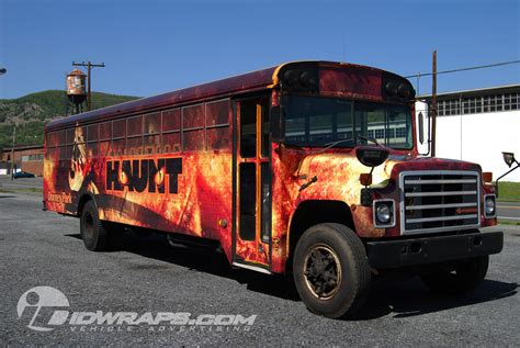 School Bus Wrap for Amusement Park in Allentown PA