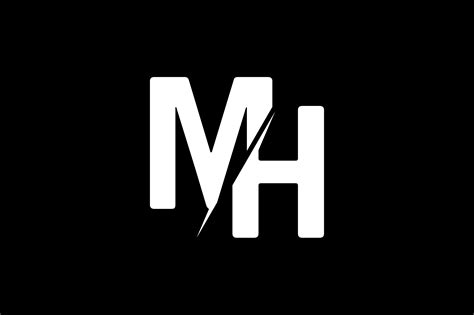 Monogram MH Logo Design Graphic by Greenlines Studios · Creative Fabrica