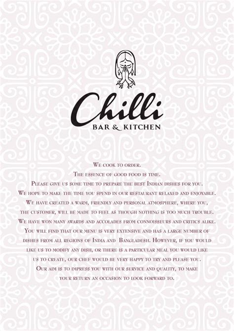 View Menu – Chilli Bar & Kitchen Indian, Curry, Halal