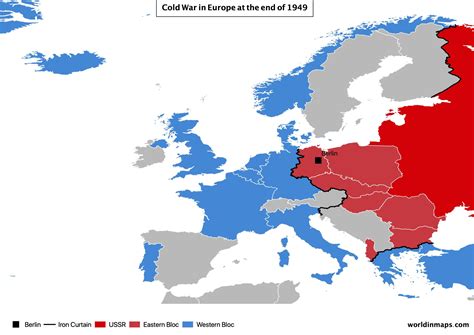 Cold war maps - World in maps