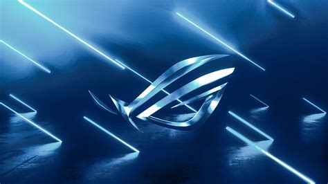 Asus rog glacier blue Wallpaper | Android wallpaper dark, Blue ...