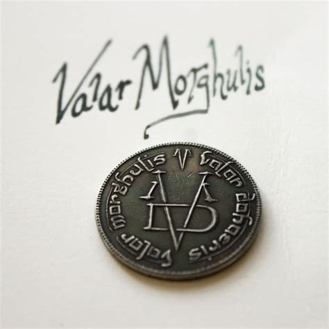 Iron Coin of the Faceless Man Valar Morghulis Game of