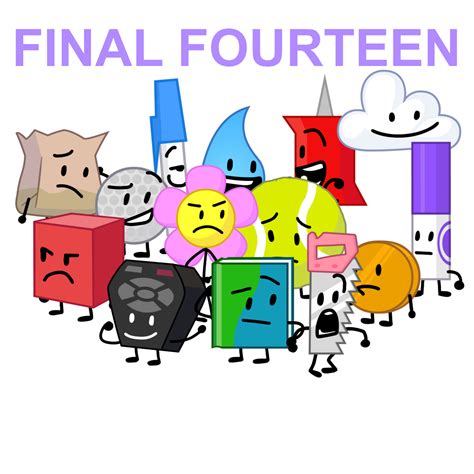 What I think the final 14 of BFB would be if it never split | Fandom