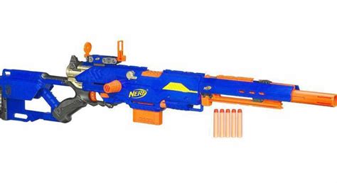 Nerf N-Strike Longstrike CS-6 Dart Blaster, Hobbies & Toys, Toys ...