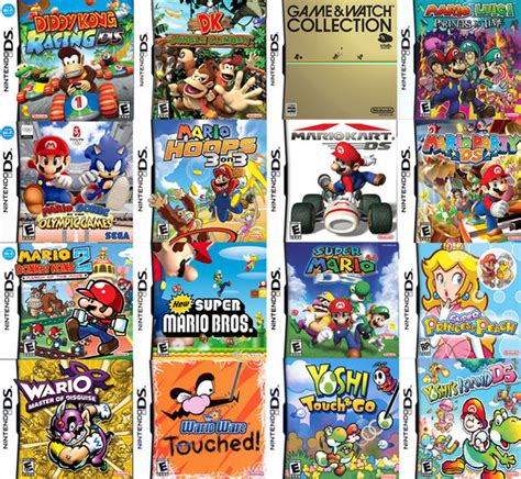 Mario's Nintendo DS Games by sonictoast on DeviantArt